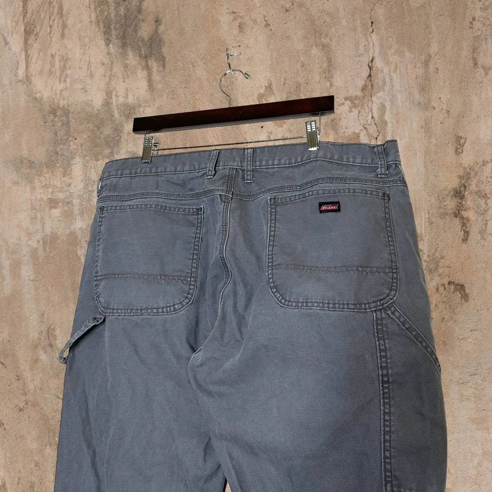 Dickies Carpenter Pants Iron Grey Baggy Fit Canvas Black Label